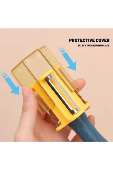 Meyve Sebze Soyacağı Kabuk Toplayıcı  Pratik Jülien  Soyucu 1 ADET - 6