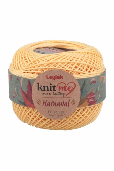 NazikEndam Knit me Karnaval El Örgü İpi Açık Sarı 01806 50 gr.