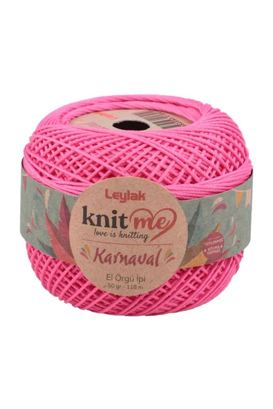 NazikEndam Knit me Karnaval El Örgü İpi Koyu Pembe 08528 50 gr.