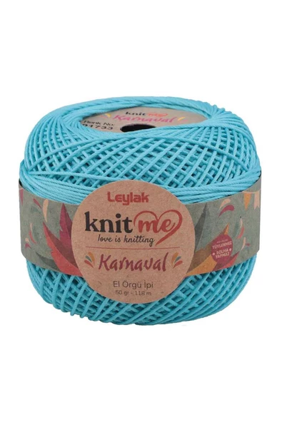 NazikEndam Knit me Karnaval El Örgü İpi Turkuaz 01733 50 gr.