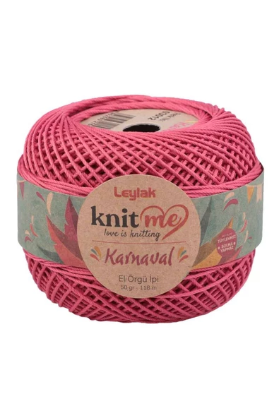 NazikEndam Knit me Karnaval El Örgü İpi Pembe 03012 50 gr.