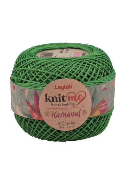 NazikEndam Knit me Karnaval El Örgü İpi Yeşil 01856 50 gr.