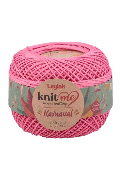 NazikEndam Knit me Karnaval El Örgü İpi Koyu Pembe 00027 50 gr.