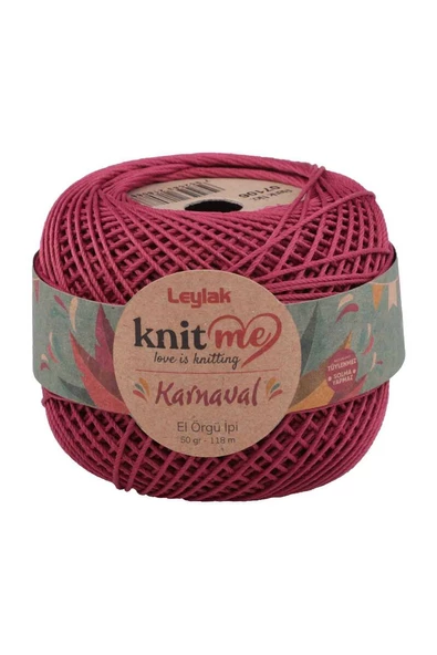 NazikEndam Knit me Karnaval El Örgü İpi Vişne Çürüğü 07106 50 gr.