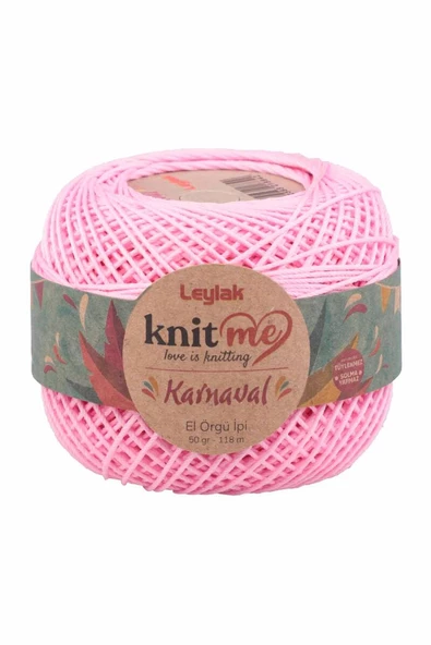 NazikEndam Knit me Karnaval El Örgü İpi Bebe Pembe 08525 50 gr.