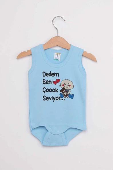 NazikEndam Dedem Beni Çok Seviyor Bebek Zıbın | Mavi