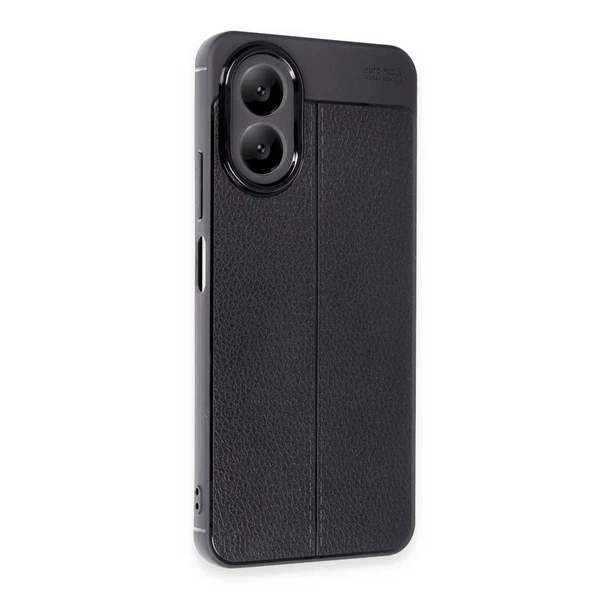 Oppo A38 Kılıf Auto Focus Deri Desen Silikon Kapak - 7