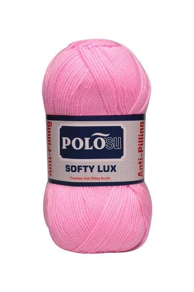 NazikEndam Polosu Softy Lux El Örgü İpi Şeker Pembe 441