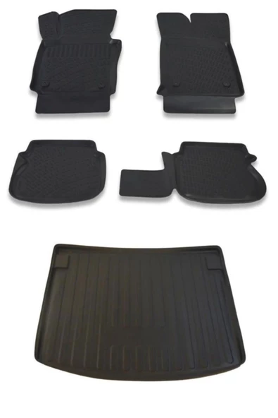 Caddy 2015-2022 Arası 4D Havuzlu Oto Paspas Ve Bagaj Set - 2