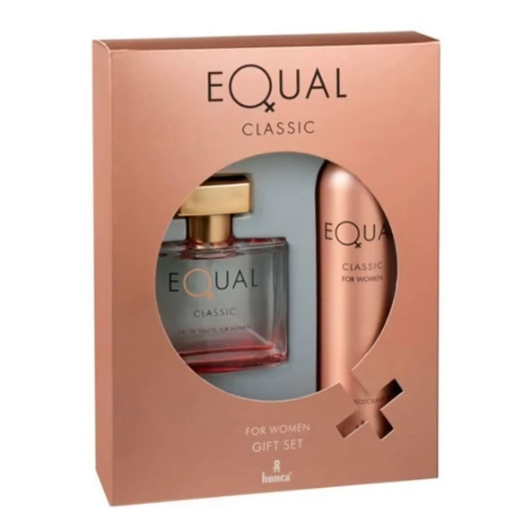 Equal Classic Women EDT 75 ml + Deo Sprey 150 ml Kadın Parfüm Seti