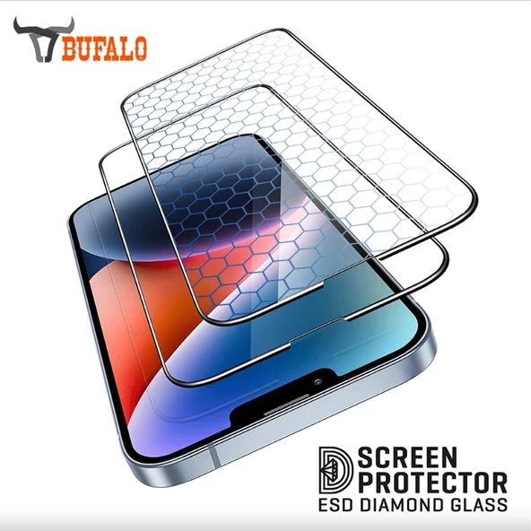 Bufalo Xiaomi Poco F6 Pro ESD Anti Static Cam Ekran Koruyucu - 4