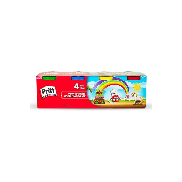 Pritt 4 Renk 100 gr X 4 Oyun Hamuru