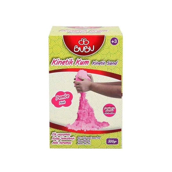 Bu-bu Kinetik Kum 500 Gr. Pembe Adet