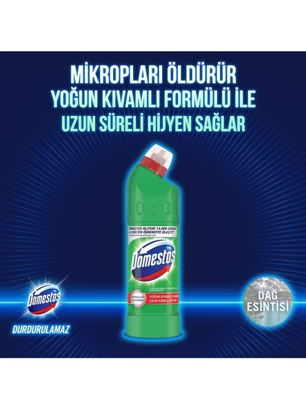 Domestos Yoğun Kıvamlı Çamaşır Suyu Dağ Esintisi 750 ml - 2