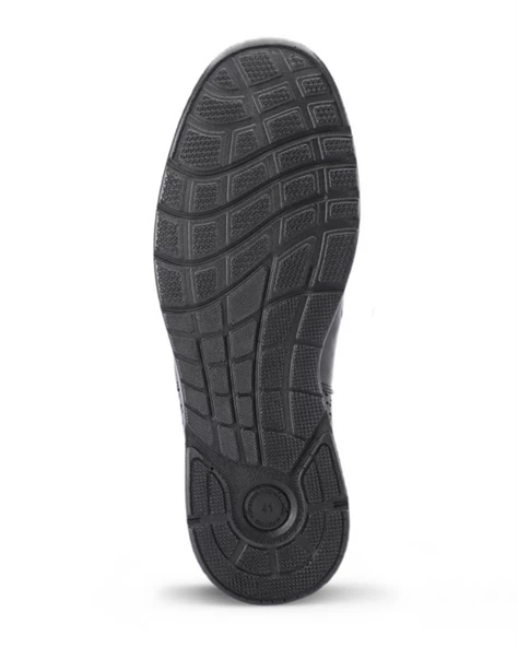 Forelli Helmut-H 32618 Erkek Siyah (40-45) Deri Comfort Ayakkabı - 5