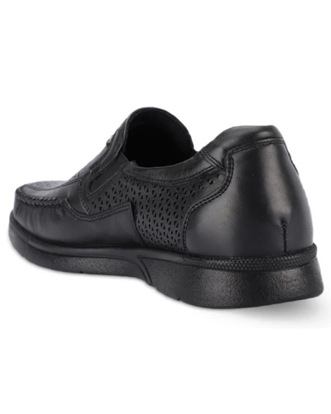 Forelli Helmut-H 32618 Erkek Siyah (40-45) Deri Comfort Ayakkabı - 2
