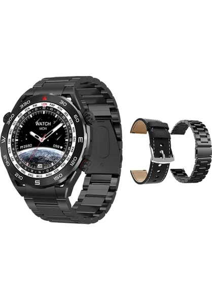 D4 Pro Amoled Ekran 4 GB Dahili Hafıza Market/müzik Özellikli 3 Kordonlu Watch 4 Pro Akıllı Saat - 3