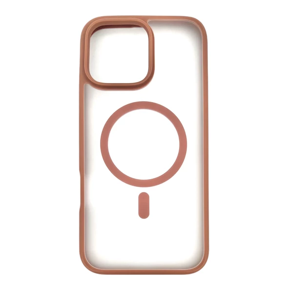 Apple iPhone 16 Pro Uyumlu N-Series 057 Arka Koruma Kılıf (Gold)