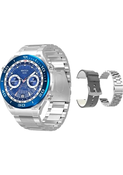 D4 Pro Amoled Ekran 4 GB Dahili Hafıza Market/müzik Özellikli 3 Kordonlu Watch 4 Pro Akıllı Saat - 2