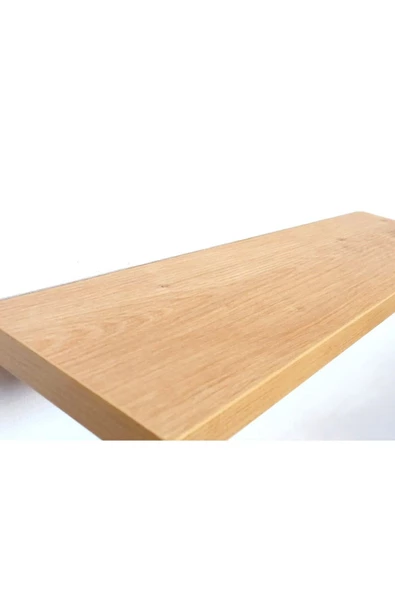 yankı-byeg 50 Cm Safir Meşe Mdf Uçan Duvar Rafı Gizli Bağlantı Kitaplık - 2