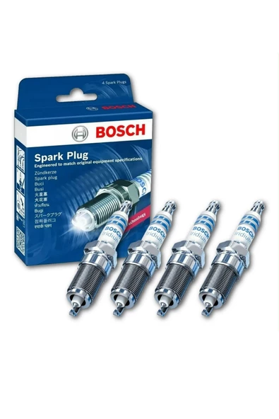 Bosch Fiat Punto 1.2 Natural Power 2004-2006 Lpg Iridyum Buji 4 Adet