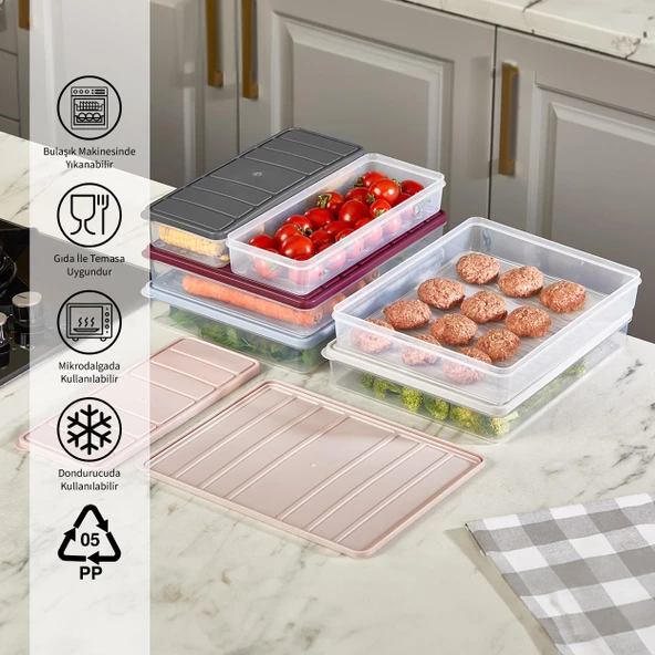 Selka Nora 3'lü 1 Büyük + 2 Küçük Boy - 6