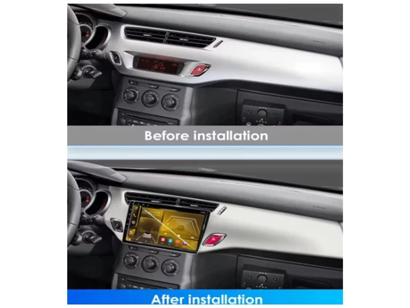 Citroen C3 Android Multimedya Sistemi (2010-2016) 2 GB RAM 32 GB Hafıza 4 Çekirdek Necvox - Resim 11