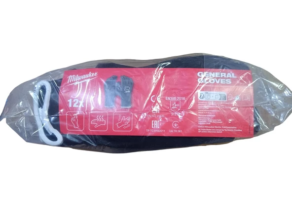 Milwaukee İş Eldiveni No:8/M 12'li Paket 4932493239 - 4