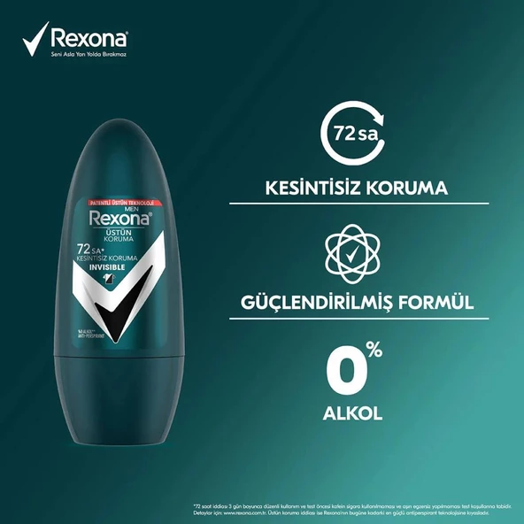 Rexona Kesintisiz Üstün Koruma Invisible Roll-On Deodorant 50 ml - 4