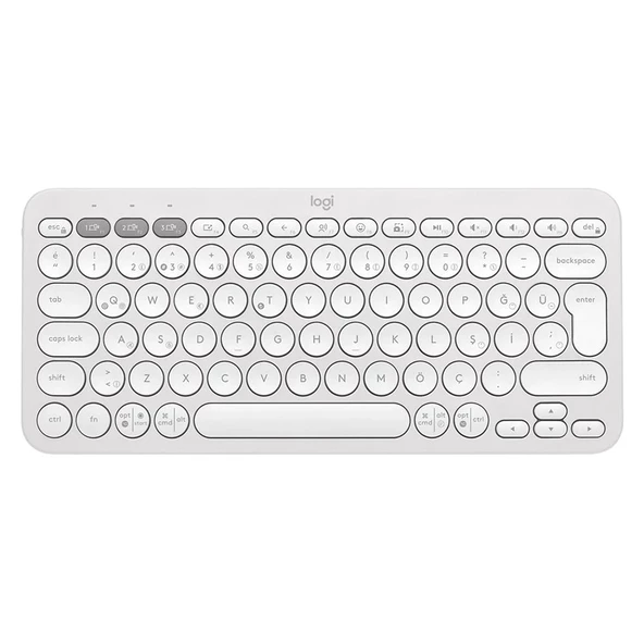 Logitech K380S Pebble Keys 2 Beyaz Bluetooth Klavye 920-011860