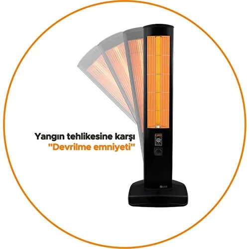 Ufo Erciyus Smart 2300 W Mobil Uyumlu Kule Tipi Isıtıcı - 3