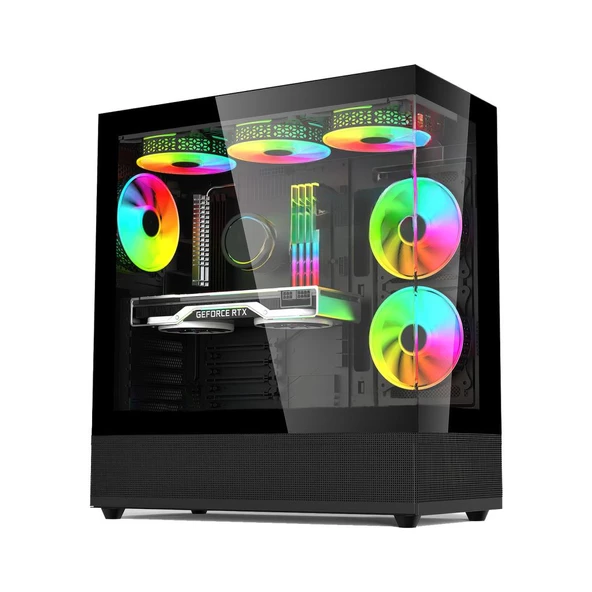 İzoly X8 i5 12400F 32GB DDR4 RAM 1TB Nvme M.2 SSD RTX4060 8GB Oyuncu Masaüstü Bilgisayarı