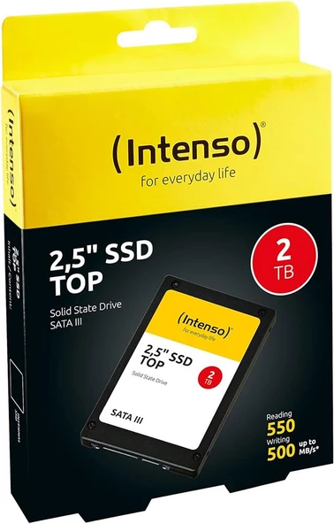 Intenso 2Tb 3812470 Top 550MB--500MB-s 2.5" Sata 3 Ssd - 2