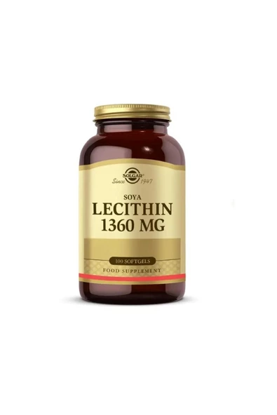 Solgar Lecithin 1360 Mg 100 Kapsül ürün görseli