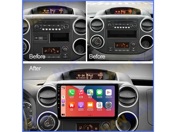 Citroen Berlingo Multimedya (2010-2016) 4 GB RAM 32 GB Hafıza 4 Çekirdek Navigold - Resim 9