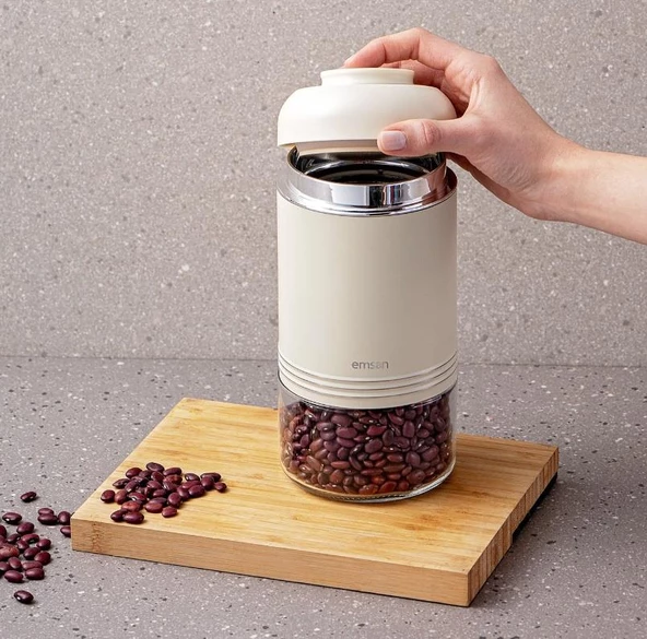Emsan Moko Ekru 900ML Saklama Kavanozu - 5