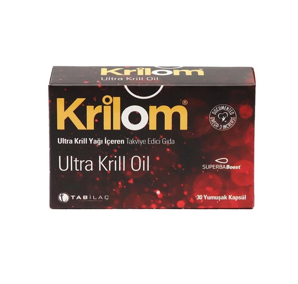 Krilom Ultra Krill Oil 30 Yumuşak Kapsül