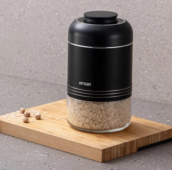 Emsan Moko Siyah 650ML Saklama Kavanozu - 2