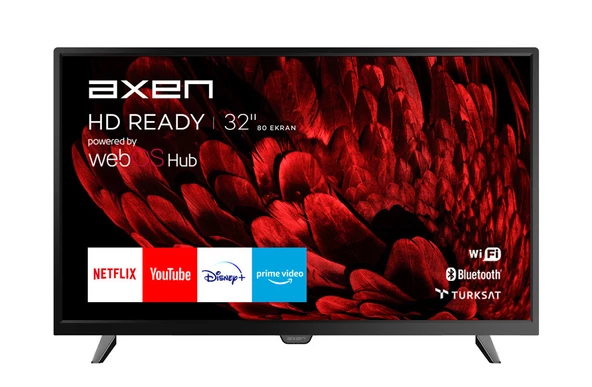 AXEN AX32DAL540 32inc 80 cm HD READY Webos Smart TV,Uydu Alıcılı