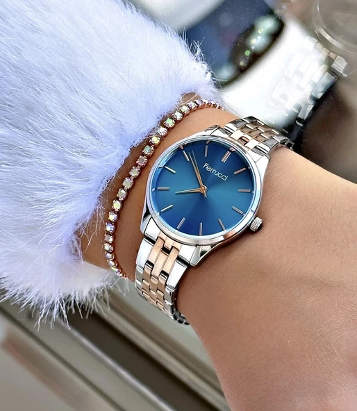 Ferrucci FC 12680M.03 Çelik Kordon Kadın Kol Saati ürün görseli