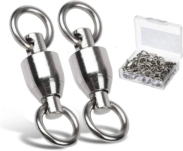 Hokkaido Üst Seviye 4 Adet 7 Numara,34-mm, 91.-kg (200 LBS) ,çeker Paslanmaz Çelik Bilyeli Fırdöndü, - 3