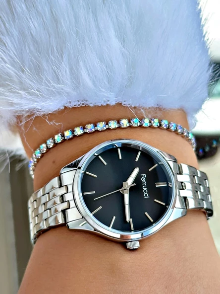 Ferrucci FC 12680M.01 Çelik Kordon Kadın Kol Saati - Resim 3