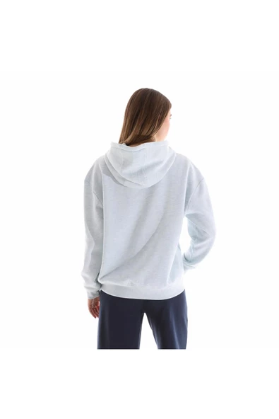 Kadın Nakış Detaylı Kapüşonlu Sweatshırt - 4