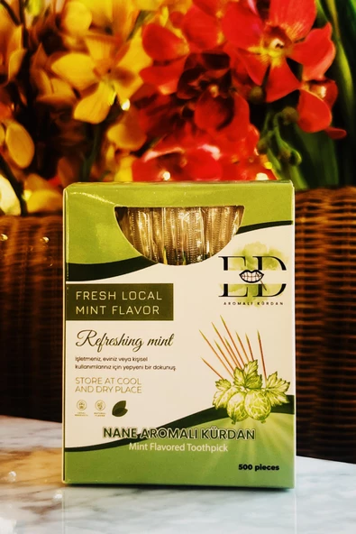 Nane Aromalı Kürdan - 500 Adet - Tek Tarafı Aromalı
