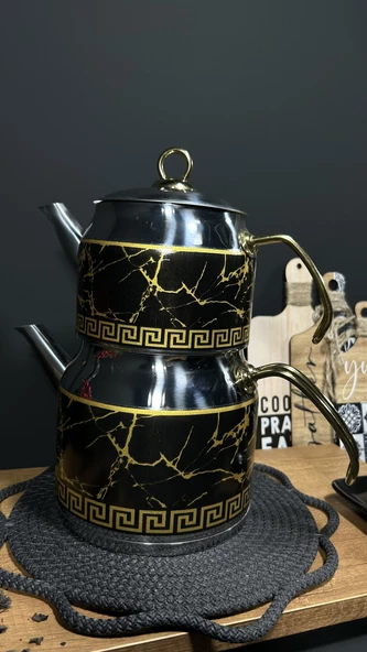 DESENLİ ÇAYDANLIK ORTA BOY - 3