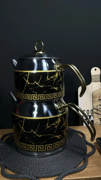 DESENLİ ÇAYDANLIK ORTA BOY