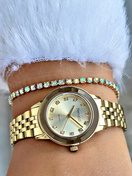 Ferrucci FC03388M.6 Çelik Kordon Kadın Kol Saati - Resim 4