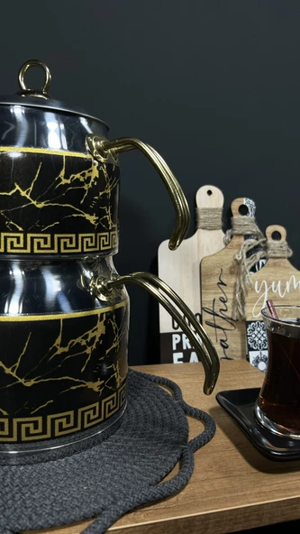 DESENLİ ÇAYDANLIK ORTA BOY - 2