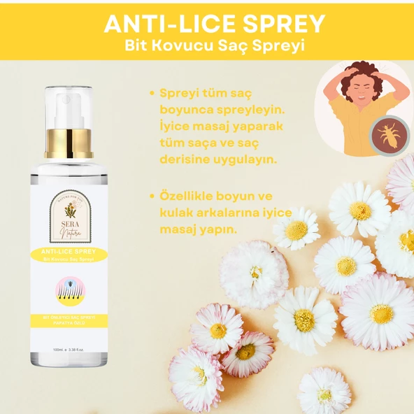 Anti-Lice Bit Kovucu Sprey-Papatya - 4