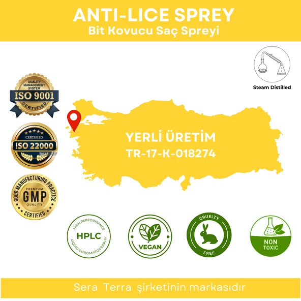 Anti-Lice Bit Kovucu Sprey-Papatya - 5